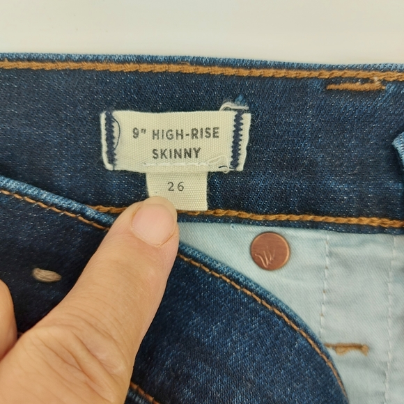 Madewell 9" Mid-Rise Skinny Jeans TENCEL Denim Edition F8990 - Picture 9 of 12